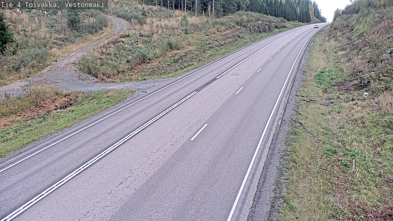Weather Camera Image Road 4 Toivakka, Vestonmäki, Toivakka, Keski-Suomi