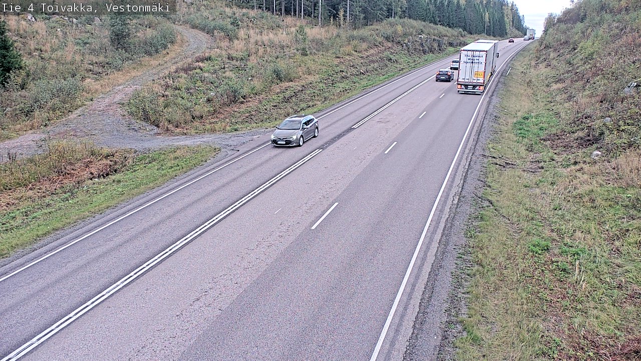 Weather Camera Image Road 4 Toivakka, Vestonmäki, Toivakka, Keski-Suomi