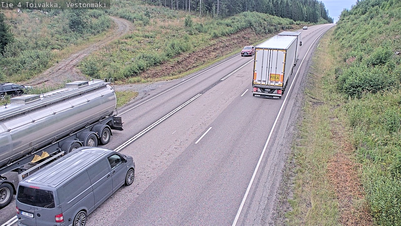 Weather Camera Image Road 4 Toivakka, Vestonmäki, Toivakka, Keski-Suomi