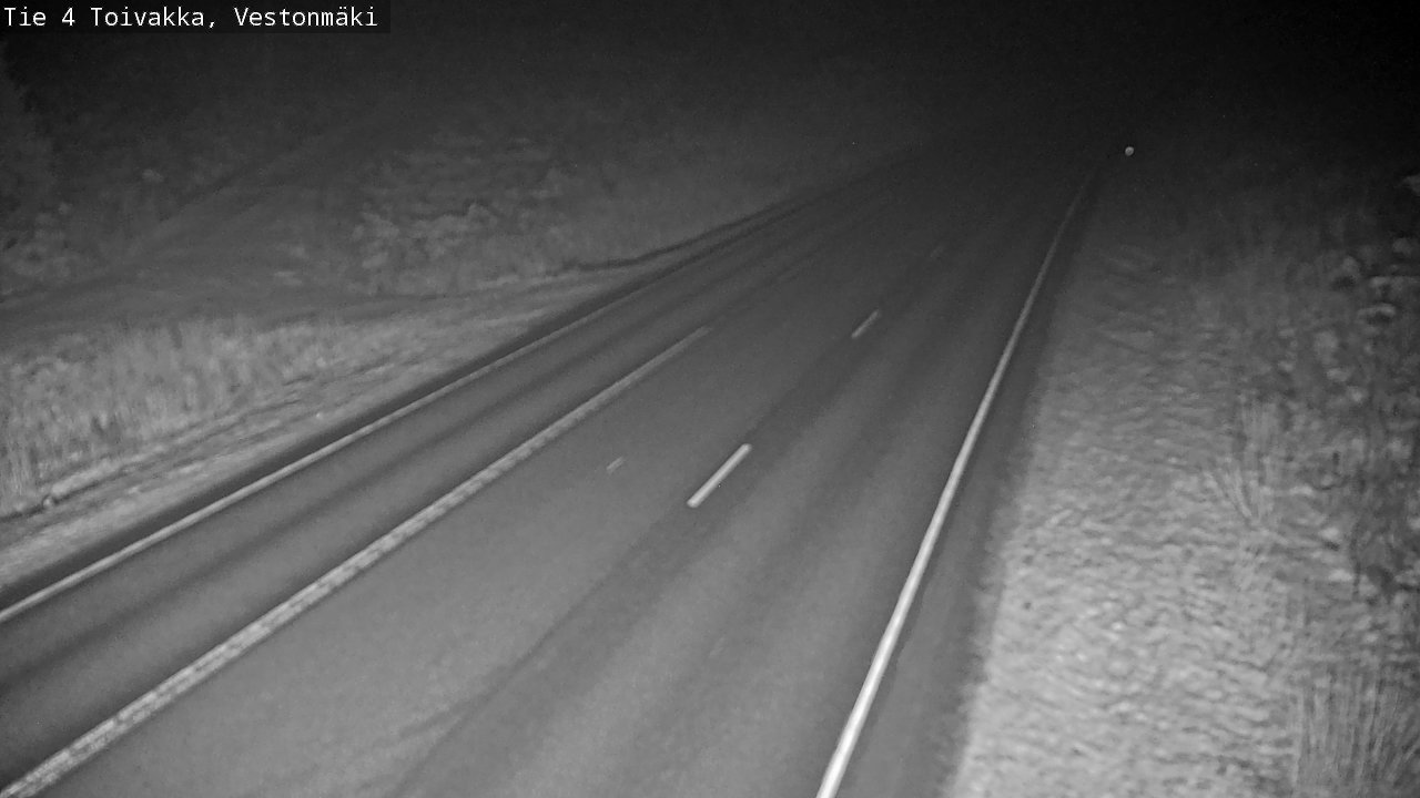 Weather Camera Image Väg 4 Toivakka, Vestonmäki, Toivakka, Keski-Suomi