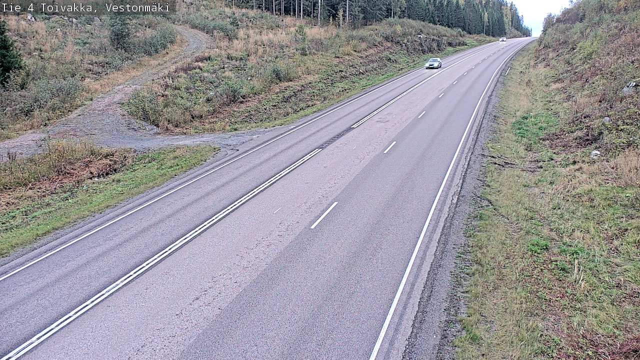 Weather Camera Image Road 4 Toivakka, Vestonmäki, Toivakka, Keski-Suomi