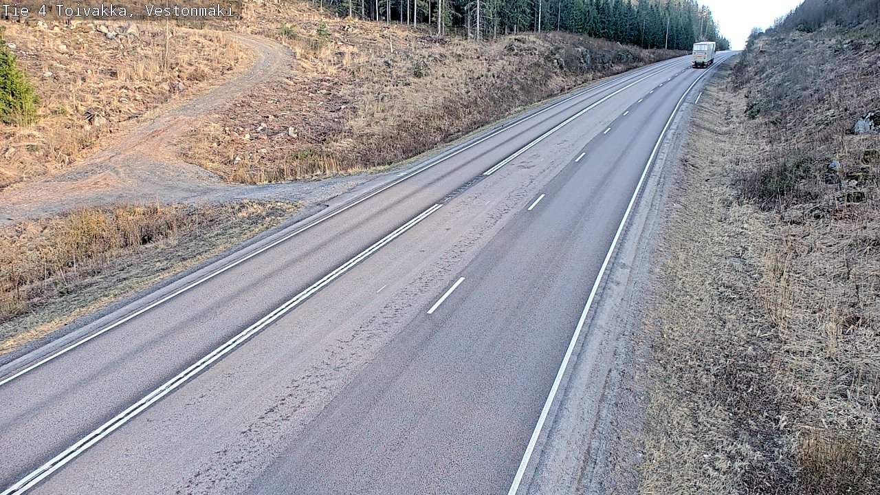 Weather Camera Image Väg 4 Toivakka, Vestonmäki, Toivakka, Keski-Suomi