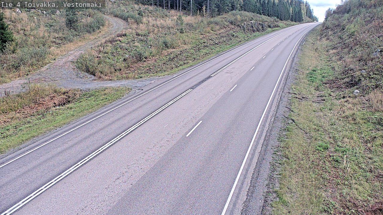 Weather Camera Image Road 4 Toivakka, Vestonmäki, Toivakka, Keski-Suomi