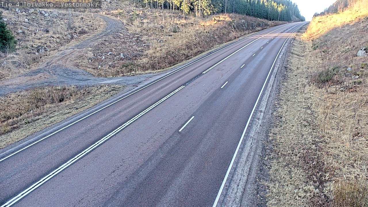 Weather Camera Image Väg 4 Toivakka, Vestonmäki, Toivakka, Keski-Suomi