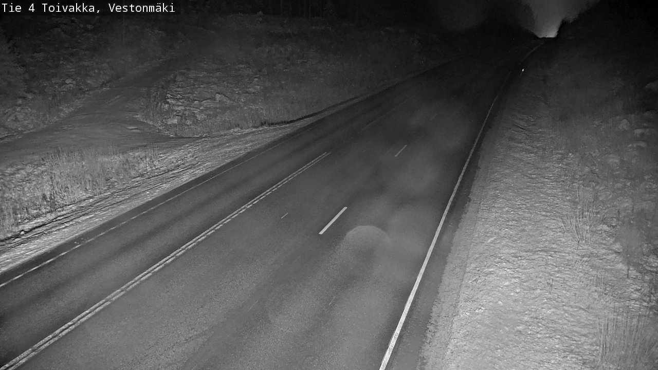 Weather Camera Image Väg 4 Toivakka, Vestonmäki, Toivakka, Keski-Suomi