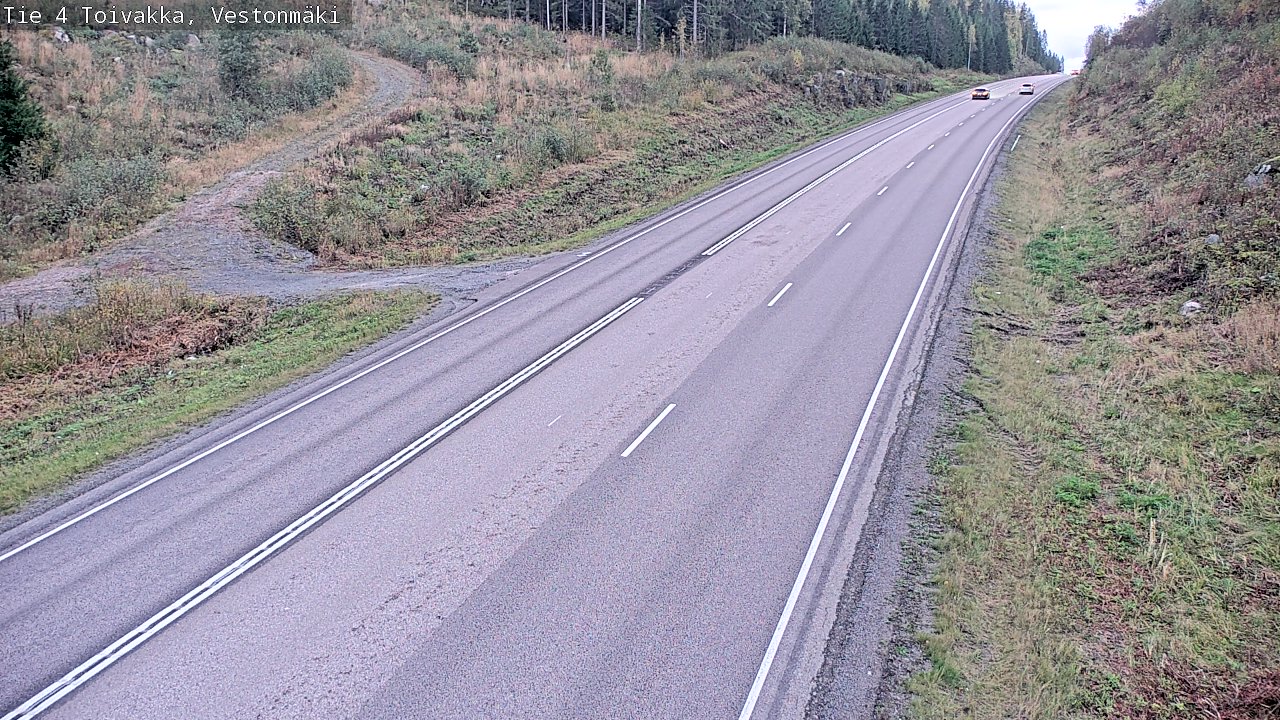 Weather Camera Image Road 4 Toivakka, Vestonmäki, Toivakka, Keski-Suomi