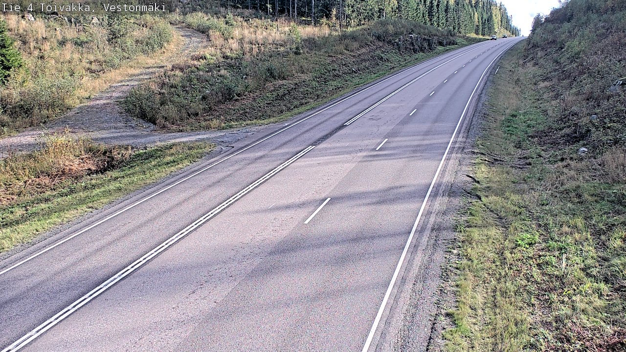 Weather Camera Image Road 4 Toivakka, Vestonmäki, Toivakka, Keski-Suomi