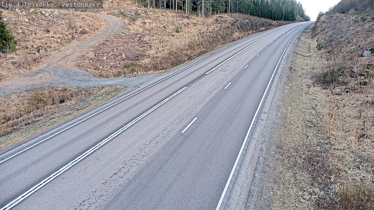 Weather Camera Image Väg 4 Toivakka, Vestonmäki, Toivakka, Keski-Suomi