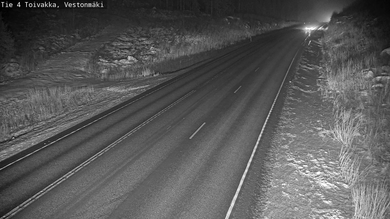 Weather Camera Image Väg 4 Toivakka, Vestonmäki, Toivakka, Keski-Suomi