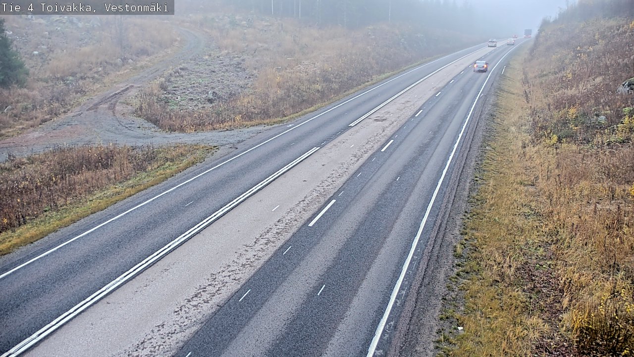 Kelikamerat Kuva Tie 4 Toivakka, Vestonmäki, Toivakka, Keski-Suomi