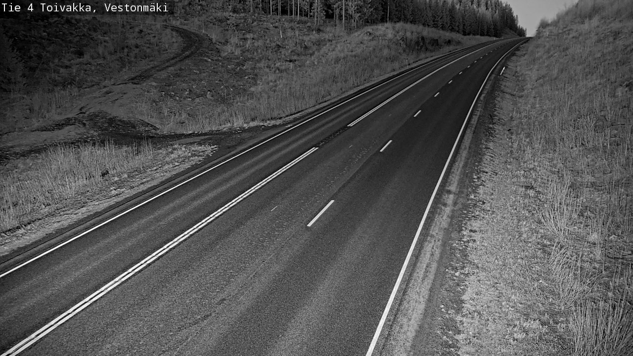 Weather Camera Image Väg 4 Toivakka, Vestonmäki, Toivakka, Keski-Suomi