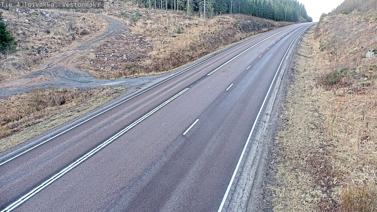 Weather Camera Image Väg 4 Toivakka, Vestonmäki, Toivakka, Keski-Suomi