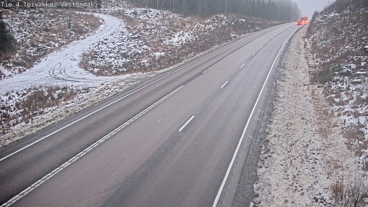 Weather Camera Image Väg 4 Toivakka, Vestonmäki, Toivakka, Keski-Suomi