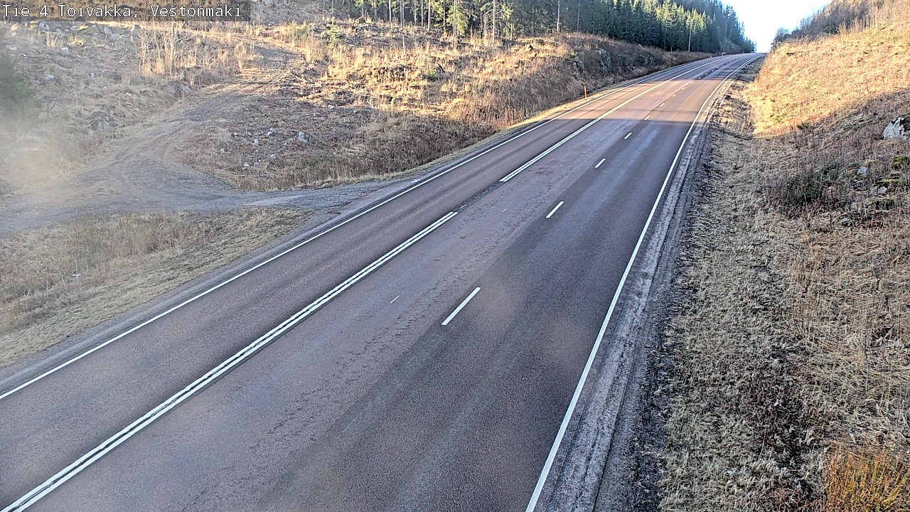 Weather Camera Image Väg 4 Toivakka, Vestonmäki, Toivakka, Keski-Suomi