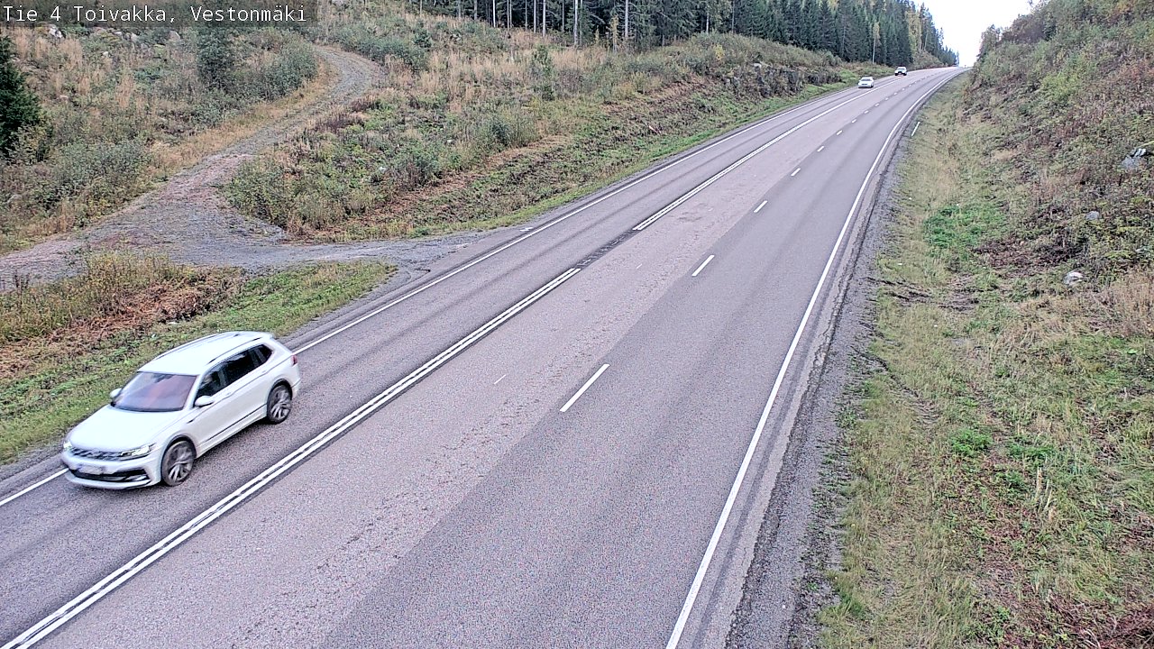 Weather Camera Image Road 4 Toivakka, Vestonmäki, Toivakka, Keski-Suomi