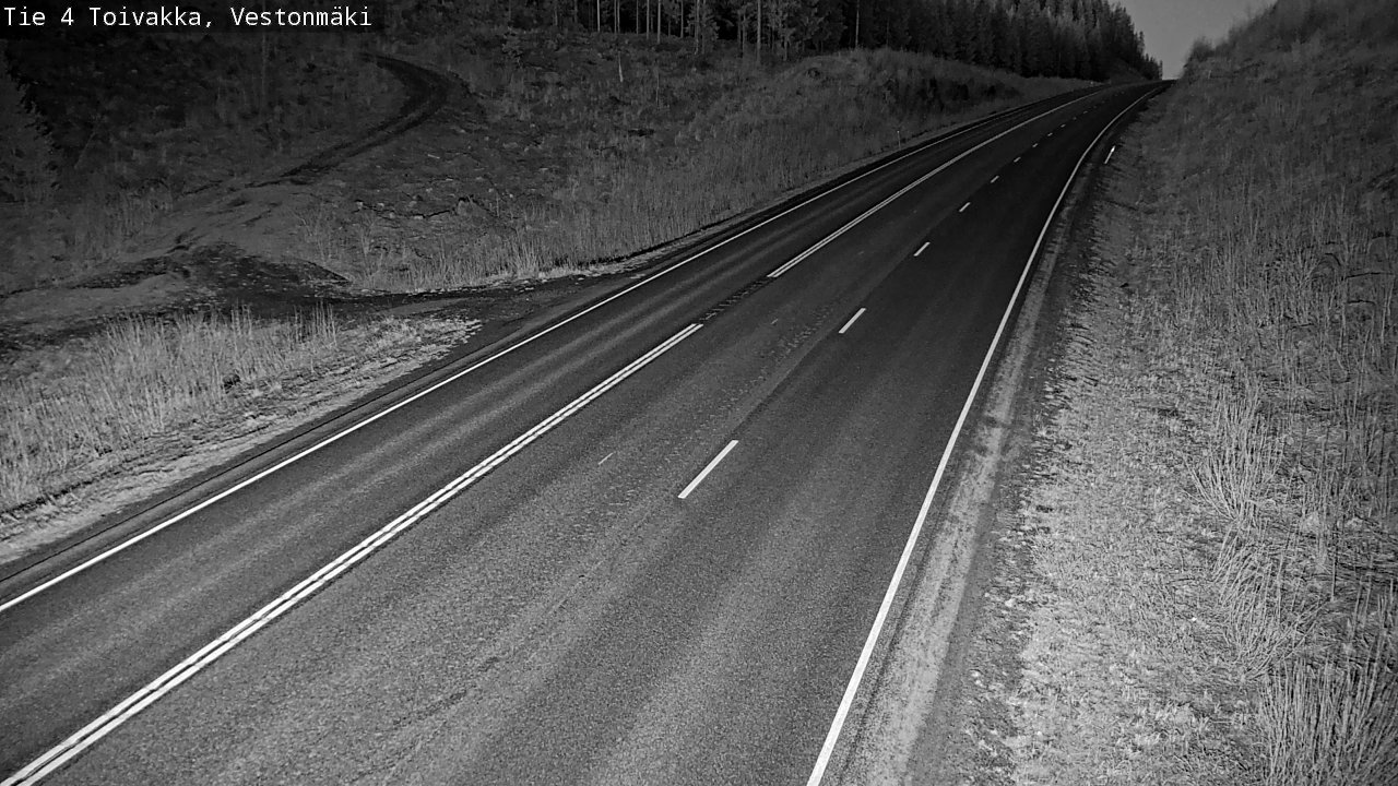 Weather Camera Image Väg 4 Toivakka, Vestonmäki, Toivakka, Keski-Suomi