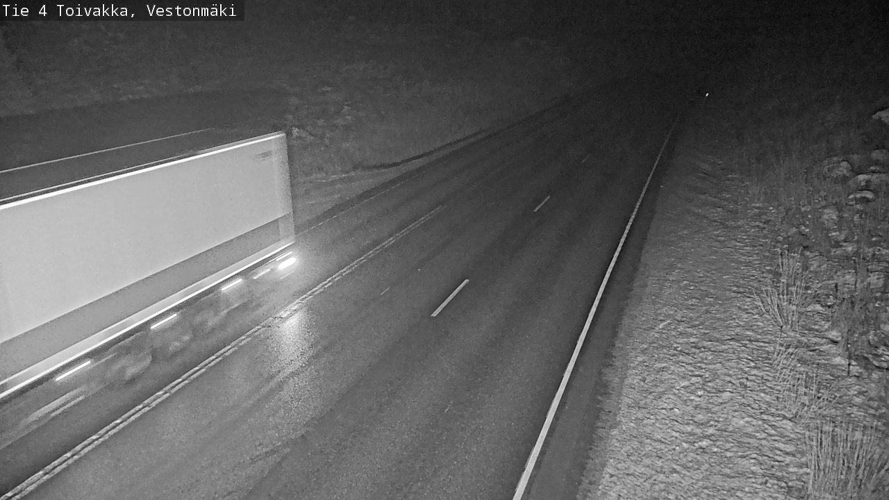 Weather Camera Image Väg 4 Toivakka, Vestonmäki, Toivakka, Keski-Suomi