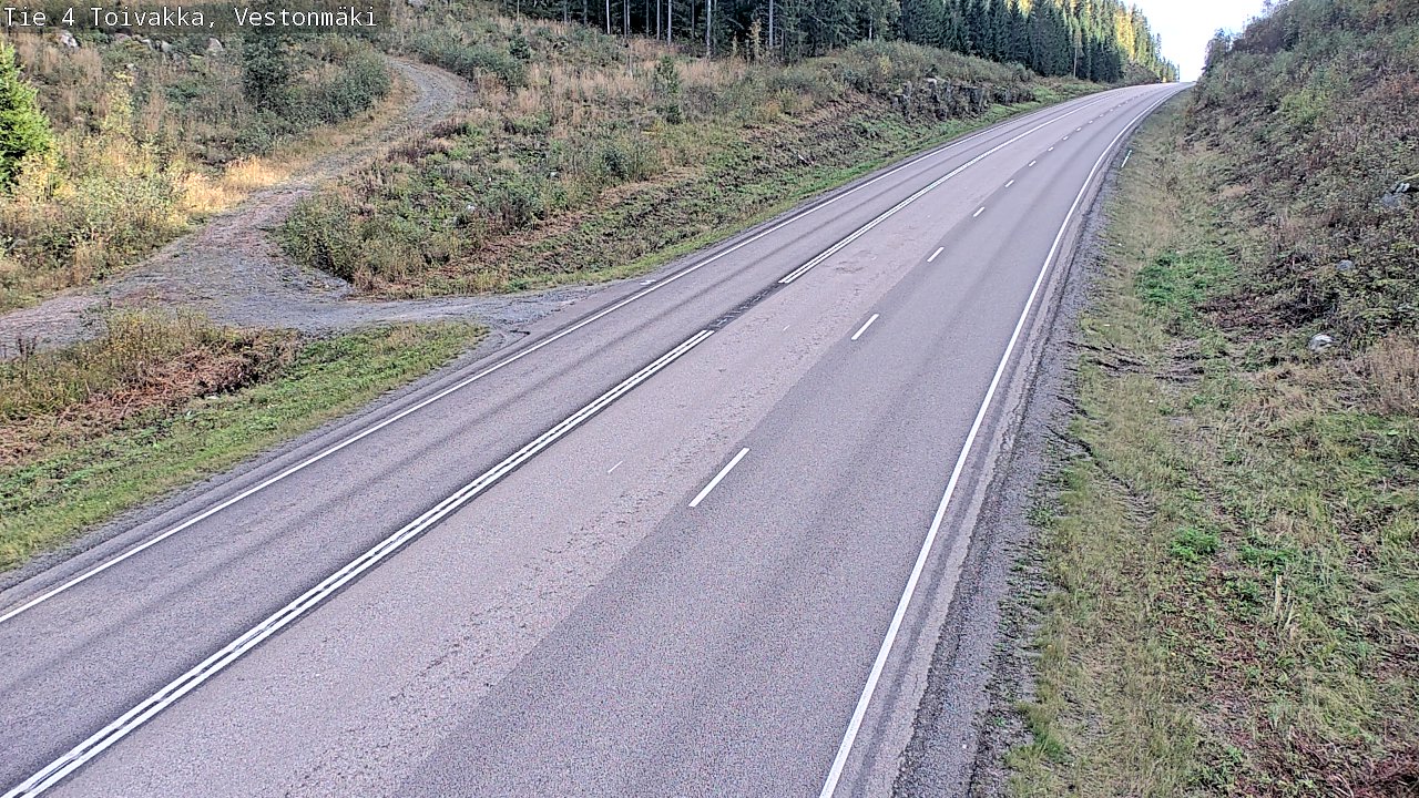 Weather Camera Image Road 4 Toivakka, Vestonmäki, Toivakka, Keski-Suomi