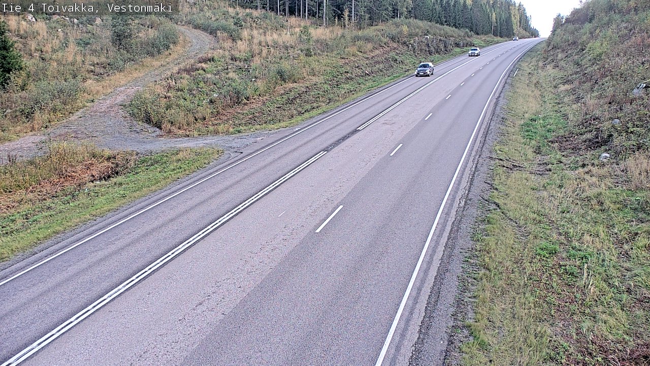 Weather Camera Image Road 4 Toivakka, Vestonmäki, Toivakka, Keski-Suomi