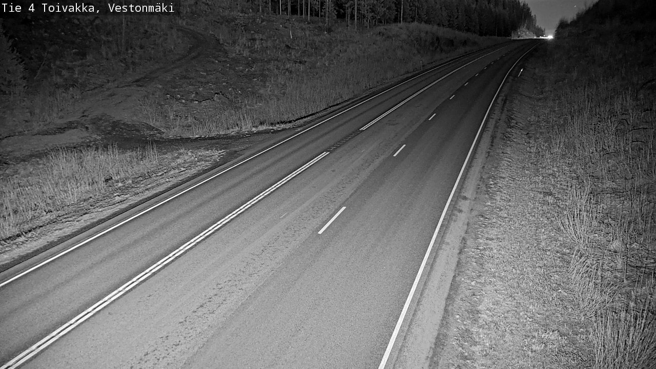 Weather Camera Image Väg 4 Toivakka, Vestonmäki, Toivakka, Keski-Suomi