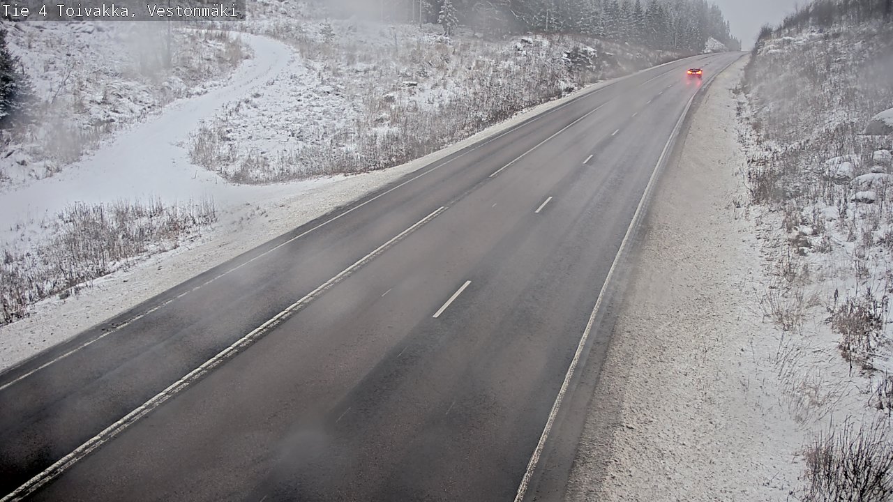 Weather Camera Image Väg 4 Toivakka, Vestonmäki, Toivakka, Keski-Suomi