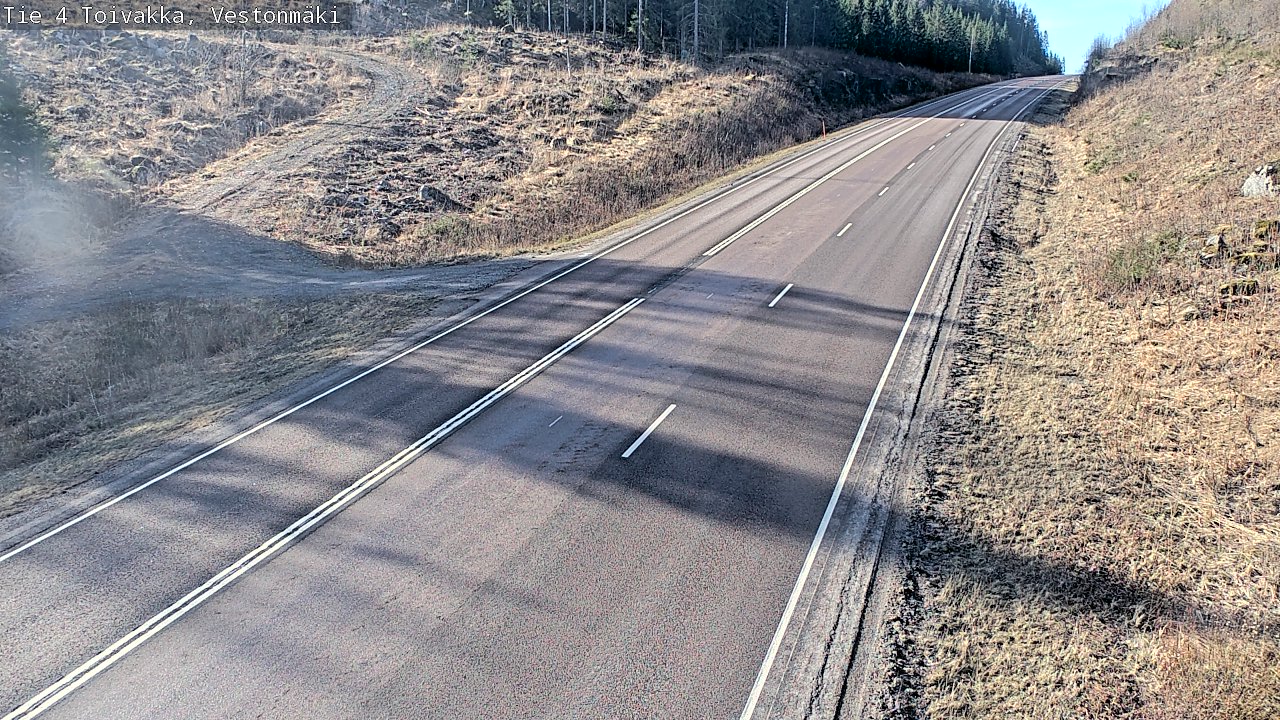 Weather Camera Image Väg 4 Toivakka, Vestonmäki, Toivakka, Keski-Suomi