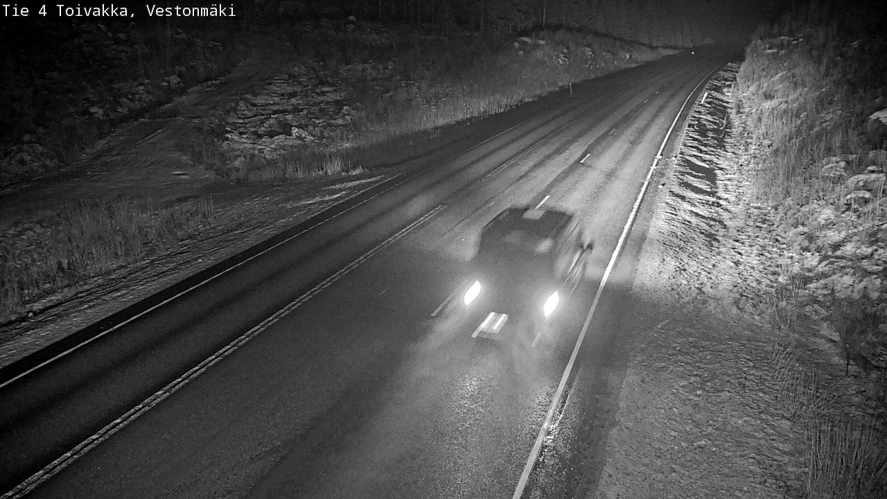 Weather Camera Image Väg 4 Toivakka, Vestonmäki, Toivakka, Keski-Suomi