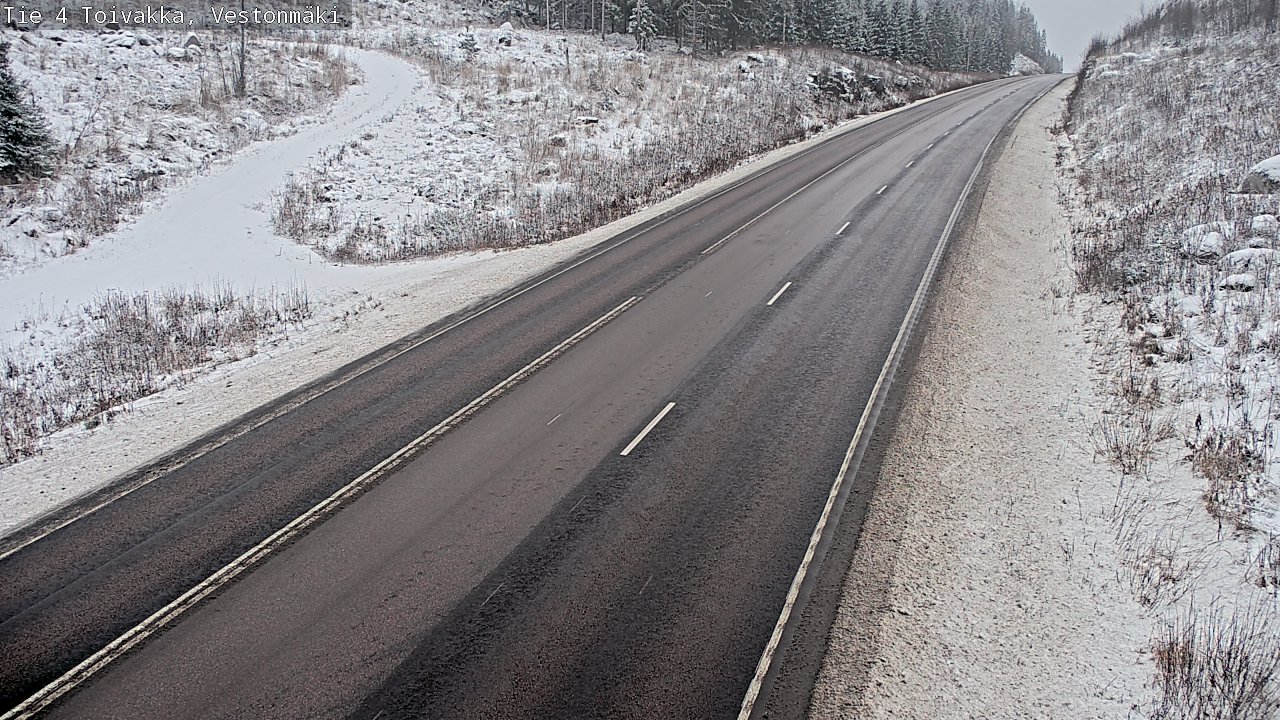 Weather Camera Image Väg 4 Toivakka, Vestonmäki, Toivakka, Keski-Suomi
