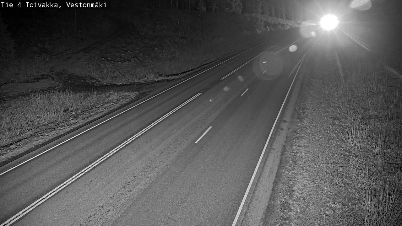 Weather Camera Image Väg 4 Toivakka, Vestonmäki, Toivakka, Keski-Suomi