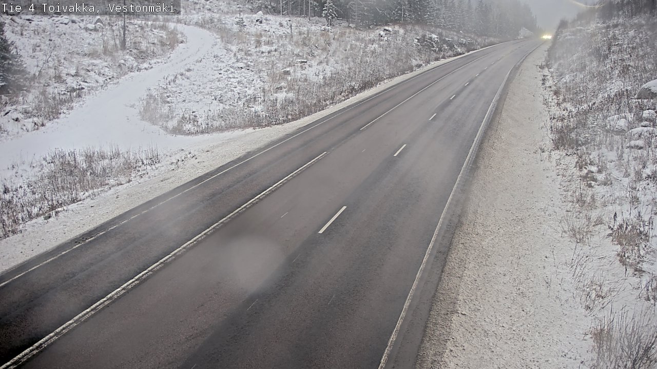 Weather Camera Image Väg 4 Toivakka, Vestonmäki, Toivakka, Keski-Suomi