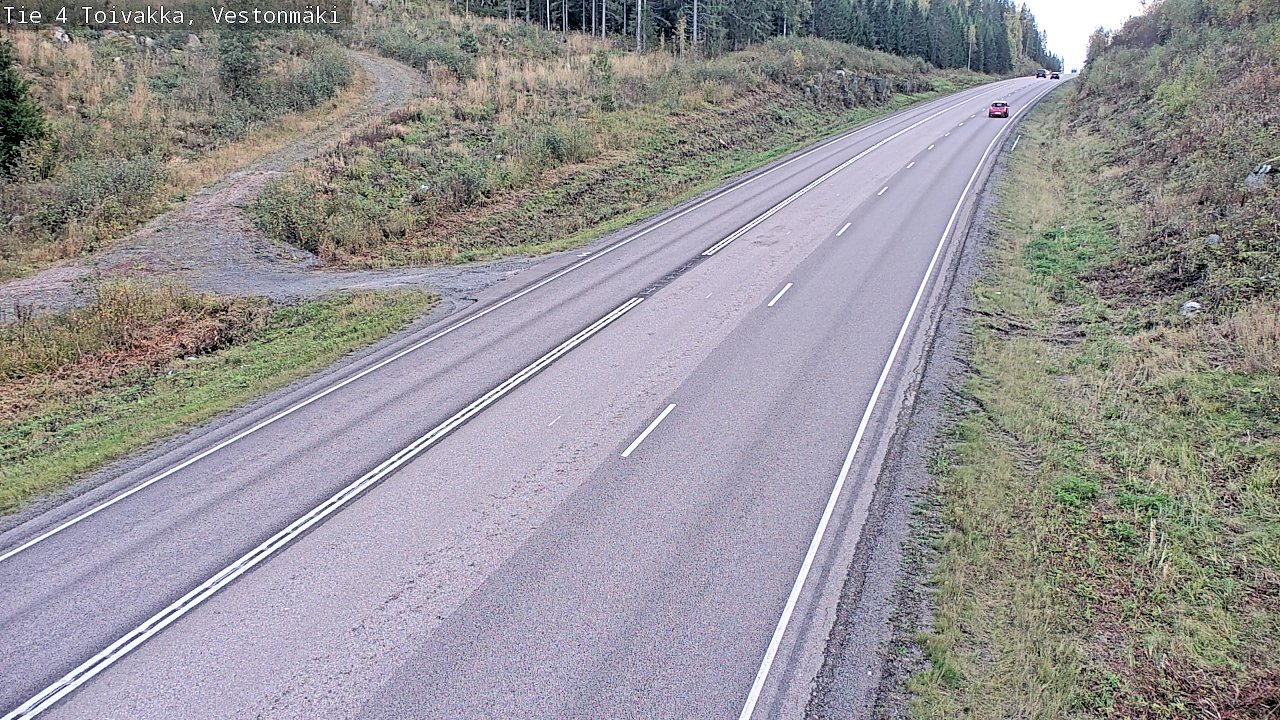 Weather Camera Image Road 4 Toivakka, Vestonmäki, Toivakka, Keski-Suomi