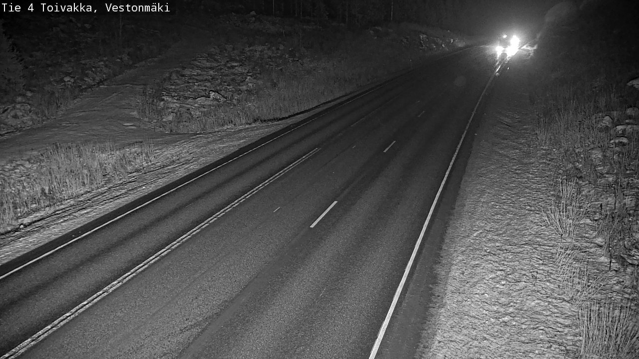 Weather Camera Image Väg 4 Toivakka, Vestonmäki, Toivakka, Keski-Suomi