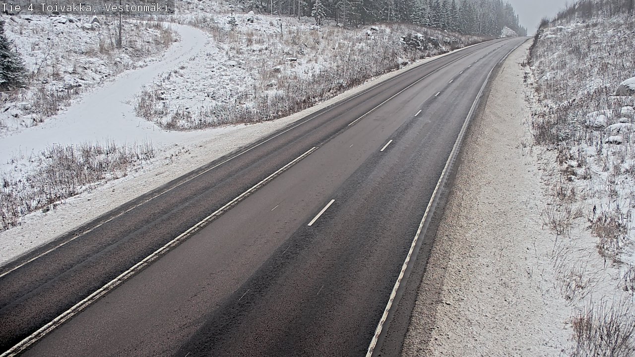 Weather Camera Image Väg 4 Toivakka, Vestonmäki, Toivakka, Keski-Suomi