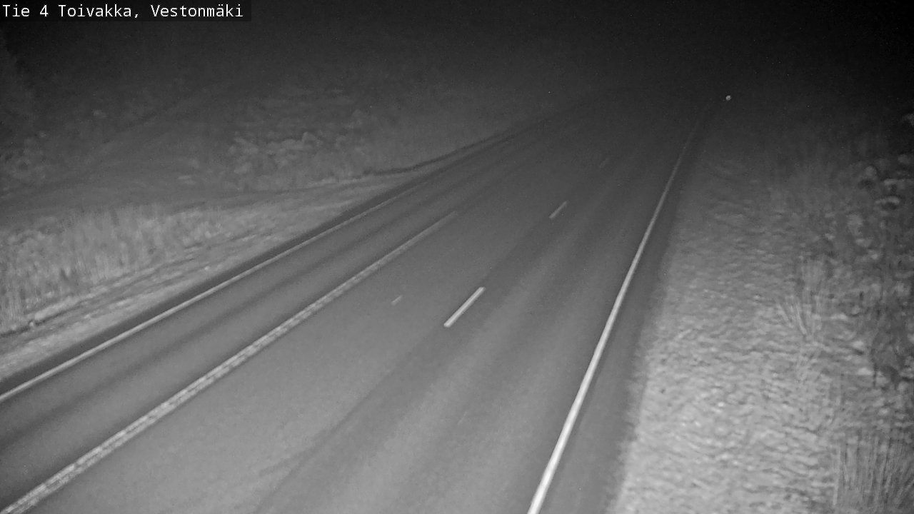 Weather Camera Image Väg 4 Toivakka, Vestonmäki, Toivakka, Keski-Suomi