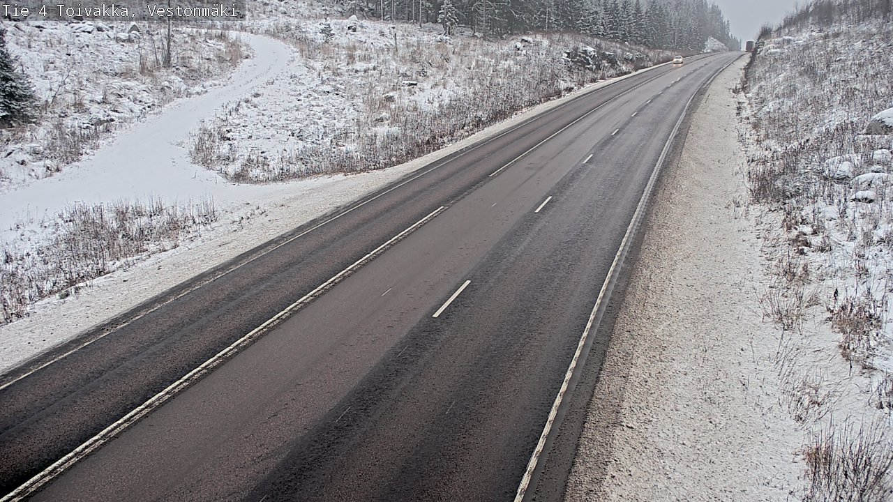 Weather Camera Image Väg 4 Toivakka, Vestonmäki, Toivakka, Keski-Suomi