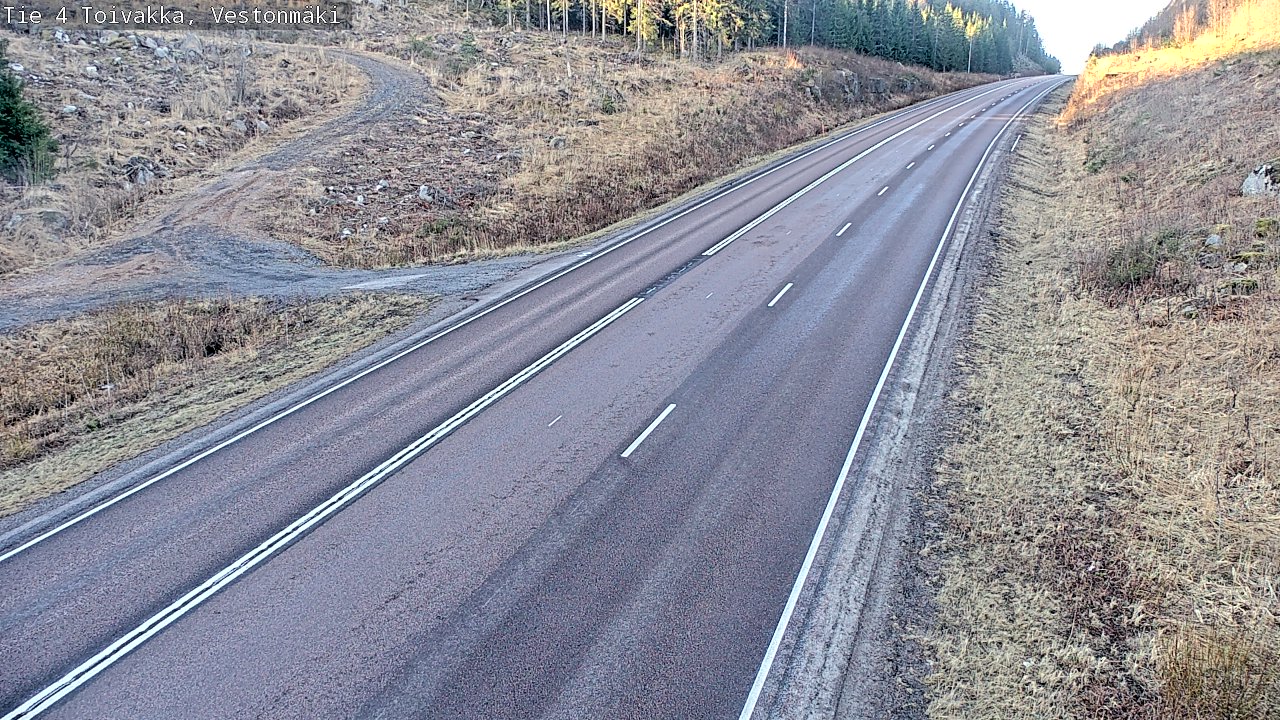 Weather Camera Image Väg 4 Toivakka, Vestonmäki, Toivakka, Keski-Suomi