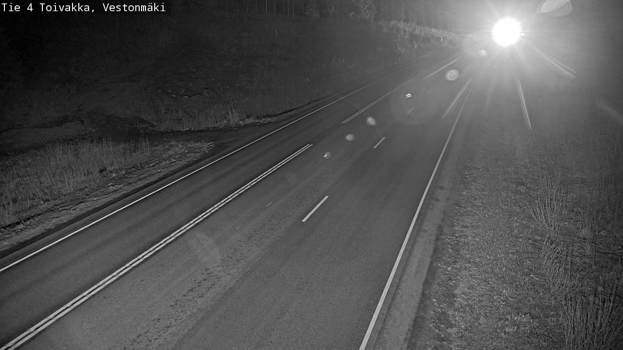 Weather Camera Image Väg 4 Toivakka, Vestonmäki, Toivakka, Keski-Suomi