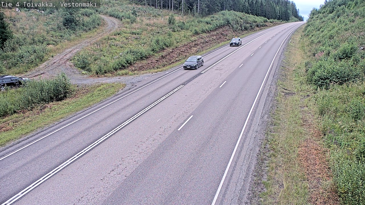 Weather Camera Image Road 4 Toivakka, Vestonmäki, Toivakka, Keski-Suomi