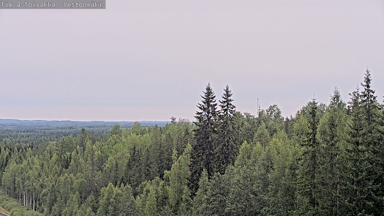 Weather Camera Image Road 4 Toivakka, Vestonmäki, Toivakka, Keski-Suomi