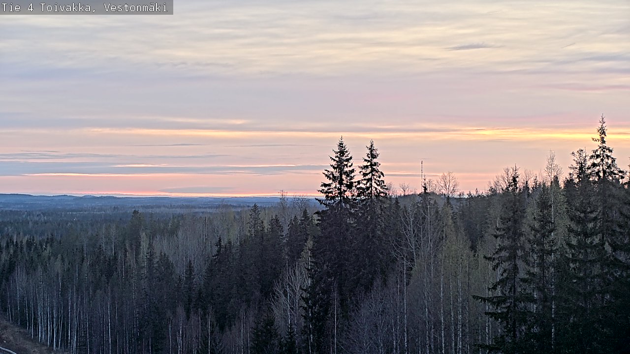 Weather Camera Image Road 4 Toivakka, Vestonmäki, Toivakka, Keski-Suomi