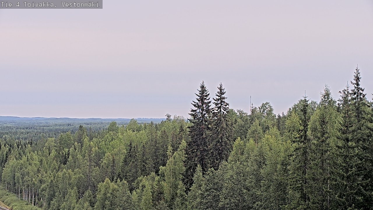 Weather Camera Image Road 4 Toivakka, Vestonmäki, Toivakka, Keski-Suomi