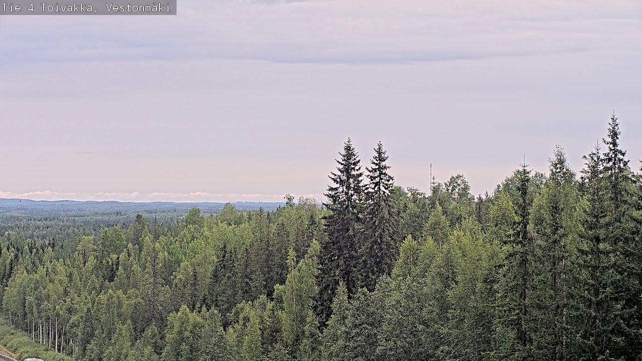 Weather Camera Image Road 4 Toivakka, Vestonmäki, Toivakka, Keski-Suomi