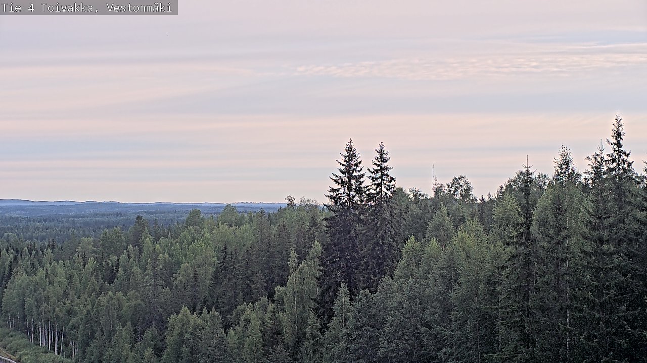 Weather Camera Image Road 4 Toivakka, Vestonmäki, Toivakka, Keski-Suomi