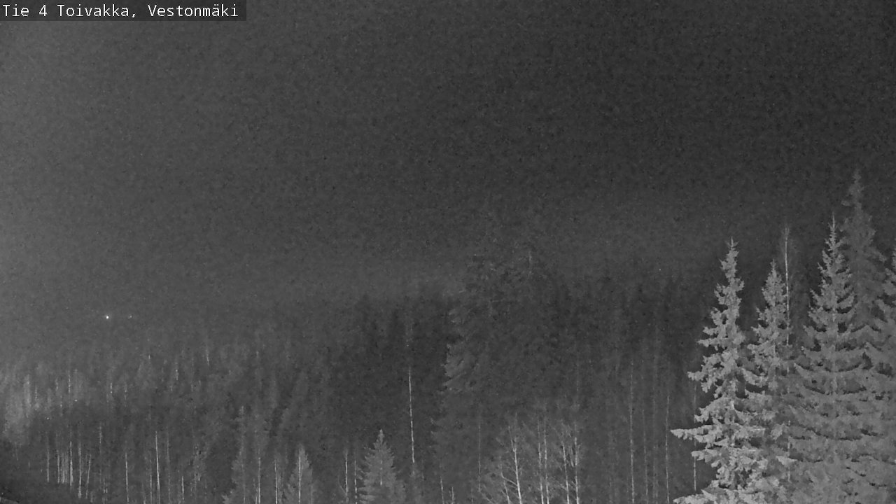 Weather Camera Image Väg 4 Toivakka, Vestonmäki, Toivakka, Keski-Suomi