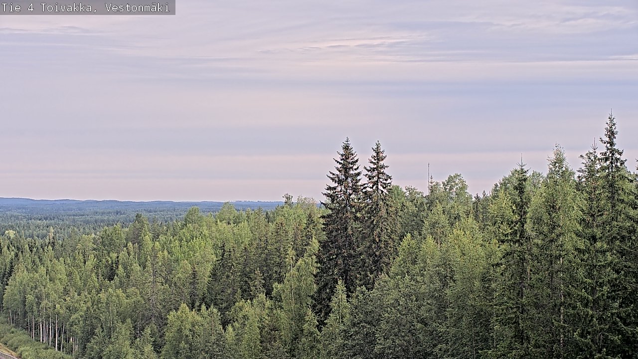 Weather Camera Image Road 4 Toivakka, Vestonmäki, Toivakka, Keski-Suomi