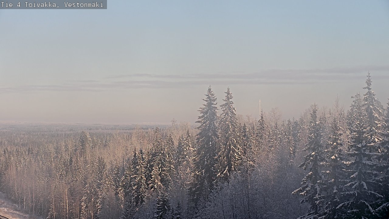 Weather Camera Image Road 4 Toivakka, Vestonmäki, Toivakka, Keski-Suomi