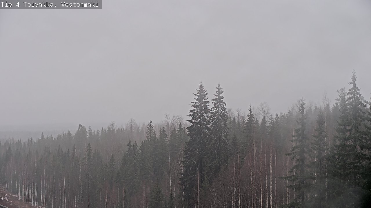 Weather Camera Image Väg 4 Toivakka, Vestonmäki, Toivakka, Keski-Suomi