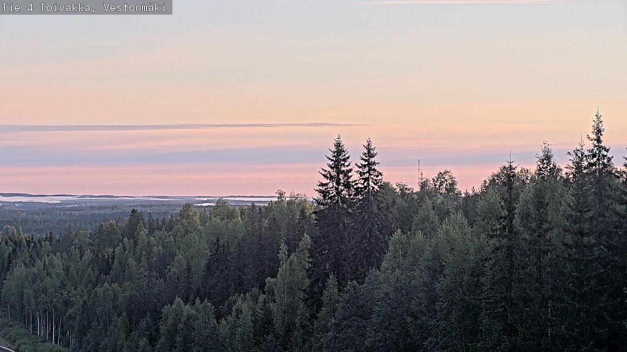 Weather Camera Image Road 4 Toivakka, Vestonmäki, Toivakka, Keski-Suomi