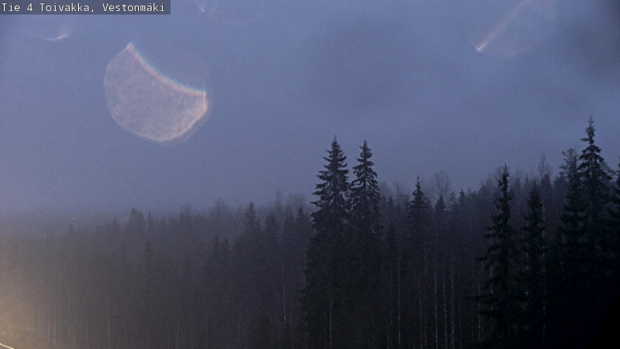 Weather Camera Image Väg 4 Toivakka, Vestonmäki, Toivakka, Keski-Suomi