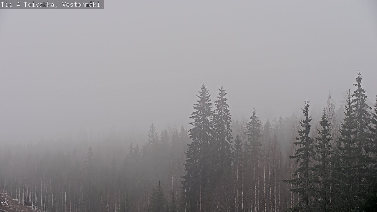 Weather Camera Image Väg 4 Toivakka, Vestonmäki, Toivakka, Keski-Suomi